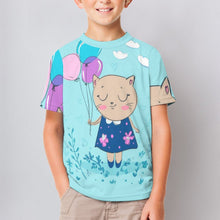 Cargar imagen en el visor de la galería, Camiseta Infantil de Algodón Personalizada con Foto o Dibujo
