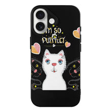 Cargar imagen en el visor de la galería, Mobile Phone Case for Apple IPhone 18 Cat, Heart, Elegance
