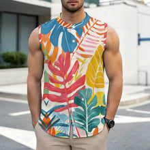 Cargar imagen en el visor de la galería, Camisa Sin Mangas de Verano Personalizada para Hombre
