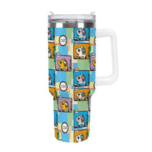 Cargar imagen en el visor de la galería, Termo Personalizado de 40oz con Asa y Base para Portavasos
