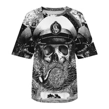 Cargar imagen en el visor de la galería, Camiseta Personalizada Algodón Oversize con Hombros Caídos
