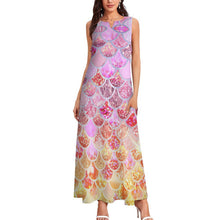 Cargar imagen en el visor de la galería, Vestido Maxi Sin Mangas Personalizado | Vestido Columna S-5XL
