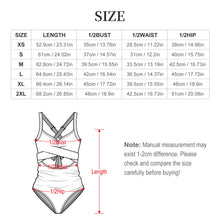 Cargar imagen en el visor de la galería, Traje de baño de una pieza para mujer SDSYY002 personalizado con patrón foto texto (impresión de imágenes múltiples)
