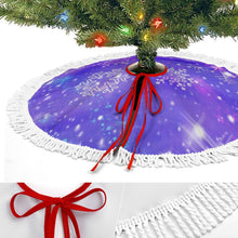 Cargar imagen en el visor de la galería, Falda de Árbol Reversible y Personalizada | Doble Diseño con Borlas
