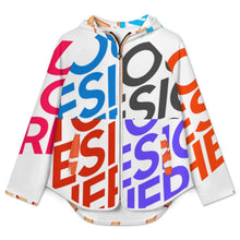 Cargar imagen en el visor de la galería, Chaqueta Slim Fit para Mujer MWL478 personalizado con patrón foto texto (impresión de imágenes múltiples)
