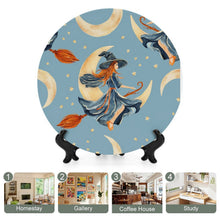 Cargar imagen en el visor de la galería, Lightweight Decorative Tray Witches, Flights, Moons, Broomsticks
