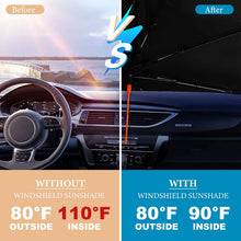 Cargar imagen en el visor de la galería, Parasol de Coche Tipo Paraguas Personalizado | Protección UV con Foto
