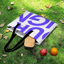 Cargar imagen en el visor de la galería, Alfombra de picnic con bolso plegable estilo cremallera personalizado con patrón foto texto
