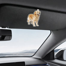 Cargar imagen en el visor de la galería, Car Sun Visor Clip Black Cat, Back, Watercolor, Natural Style 12x12cm
