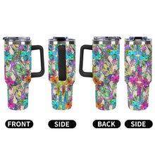 Cargar imagen en el visor de la galería, Vaso Térmico Gigante Personalizado de 40oz en Acero Inoxidable con Pajita
