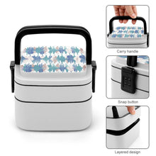 Cargar imagen en el visor de la galería, Fiambrera Bento Personalizada 2 Niveles | Tupper con Asa 1000ml
