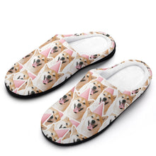 Cargar imagen en el visor de la galería, Zapatillas de Casa para Hombre Personalizadas | Pantuflas de Algodón Antideslizantes
