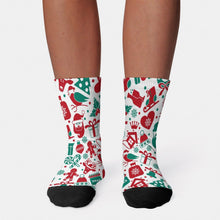 Cargar imagen en el visor de la galería, Calcetines Personalizados con Talón y Punta Negros | Diseño Único
