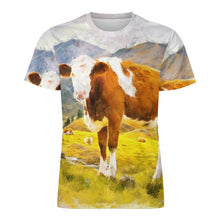 Cargar imagen en el visor de la galería, Camiseta Personalizada de Seda de Hielo para Hombre | Tu Diseño
