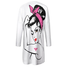 Cargar imagen en el visor de la galería, Sudadera Larga Oversize con Bolsillos | Túnica Personalizada 2XS-6XL
