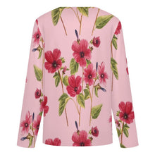 Cargar imagen en el visor de la galería, V-neck Button-up Top Flowers
