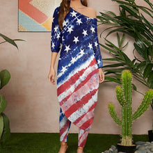 Cargar imagen en el visor de la galería, Conjunto Asimétrico Mujer 2 Piezas | Top Maxi y Pantalón
