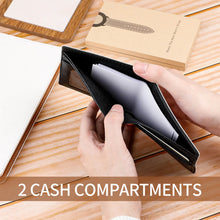 Cargar imagen en el visor de la galería, Monedero Minimalista Personalizado | Cartera de Bolsillo Textura Sarga
