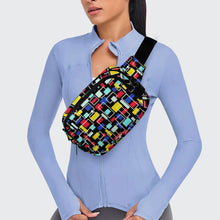 Cargar imagen en el visor de la galería, Riñonera Cuadrada Personalizable con Diseño | Bolso de Cintura
