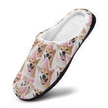 Cargar imagen en el visor de la galería, Zapatillas de Casa para Hombre Personalizadas | Pantuflas de Algodón Antideslizantes
