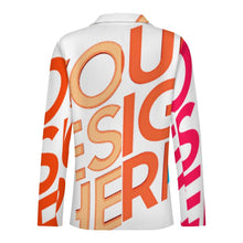 Cargar imagen en el visor de la galería, Chaqueta de traje formal para hombre Z34W personalizado con patrón foto texto (impresión de imágenes múltiples)
