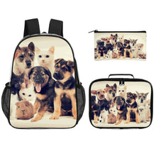 Cargar imagen en el visor de la galería, Conjunto de Mochila Transparente PVC 3 Piezas Personalizable
