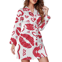Cargar imagen en el visor de la galería, Bata Kimono de Satén Personalizada | Ropa de Casa y Novias

