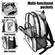 Cargar imagen en el visor de la galería, Mochila Transparente de PVC Personalizable | Diseño Moderno y Único
