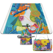 Cargar imagen en el visor de la galería, Manta de Picnic Familiar Acolchada | Tu Campamento Base Portátil
