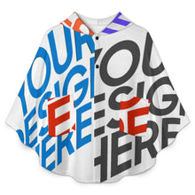 Cargar imagen en el visor de la galería, Manta con capucha para niños RTDP09 personalizado con patrón foto texto (impresión de imágenes múltiples)
