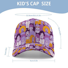Cargar imagen en el visor de la galería, Gorra de Béisbol Infantil Personalizada con Impresión por Sublimación y Ventilación
