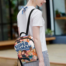 Cargar imagen en el visor de la galería, Mini Mochila Impermeable Personalizada para Mujer con Fondo Reforzado
