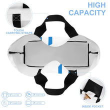 Cargar imagen en el visor de la galería, Bolso Tote Grande XB0601059 con Asa para Mujer personalizado con patrón foto texto (impresión de imagen única)
