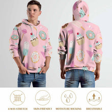 Cargar imagen en el visor de la galería, Sudadera Oversize Premium con Capucha Doble | Tallas S-6XL
