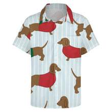 Cargar imagen en el visor de la galería, Camisa Elástica con Cuello Mao para Hombre | Personalizable con Diseño

