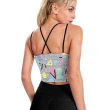 Cargar imagen en el visor de la galería, Top Yoga Corto con Relleno Personalizado | Camiseta Deportiva Mujer
