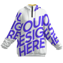 Cargar imagen en el visor de la galería, Sudadera con capucha de doble capa con bolsillos (forrada) para mujer MWL683 personalizado con patrón foto texto (impresión de imagen única)
