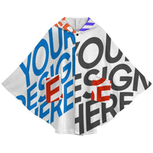 Cargar imagen en el visor de la galería, Manta con capucha para niños RTDP09 personalizado con patrón foto texto (impresión de imágenes múltiples)
