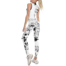 Cargar imagen en el visor de la galería, Mono Deportivo Personalizado Cremallera Trasera | Yoga Microfibra Estampado
