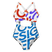Cargar imagen en el visor de la galería, Traje de baño de una pieza para mujer SDSYY002 personalizado con patrón foto texto (impresión de imágenes múltiples)

