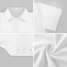 Cargar imagen en el visor de la galería, Short-sleeved Polo Shirt Witches, Flights, Moons, Broomsticks
