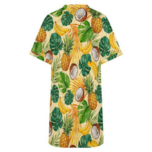 Cargar imagen en el visor de la galería, Casual Flared Sleeve V-Neck Dress 1 (3)
