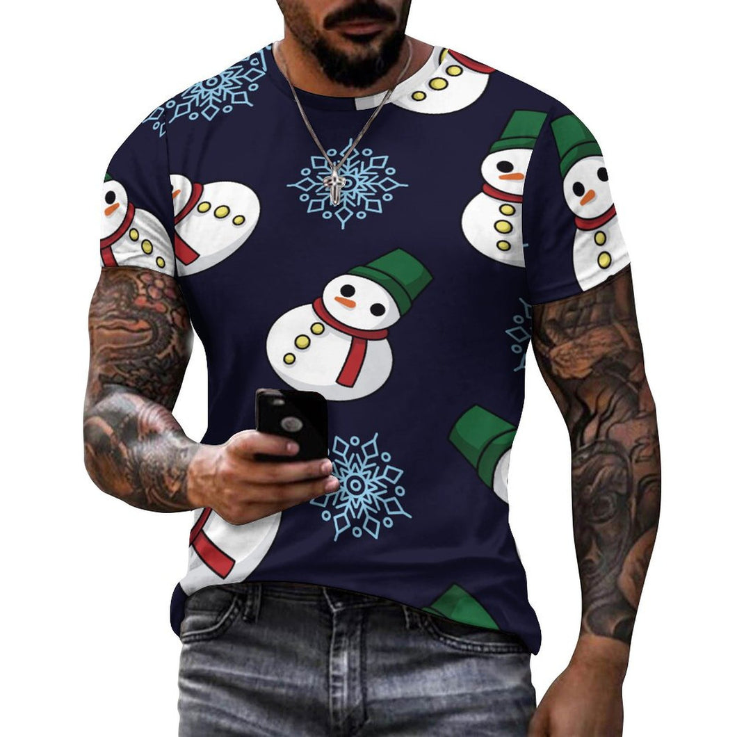 Camiseta de Algodón para Hombre Personalizada con Impresión Integral