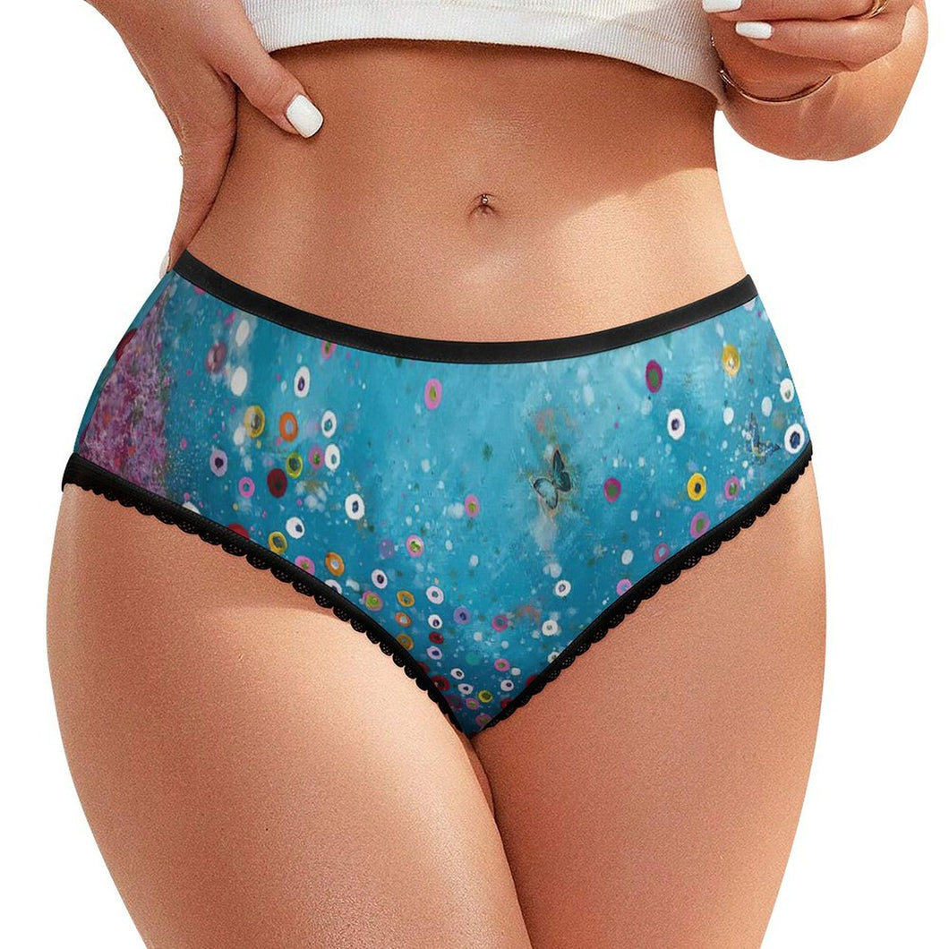Bragas de Encaje Aterciopeladas y Personalizadas con Foto