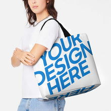 Cargar imagen en el visor de la galería, Bolso Tote Grande XB0601059 con Asa para Mujer personalizado con patrón foto texto (impresión de imagen única)
