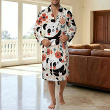 Cargar imagen en el visor de la galería, Adult Nightgown Panda, Red
