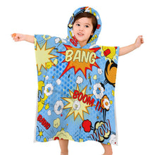 Cargar imagen en el visor de la galería, Toalla de Baño Infantil con Capucha Personalizable | Secado Rápido
