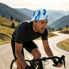 Cargar imagen en el visor de la galería, Cycling Headscarf Water ，wave ，blue Style 20cm
