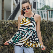Cargar imagen en el visor de la galería, Top Cuello Halter Ajustable | Camiseta Verano Espalda Descubierta
