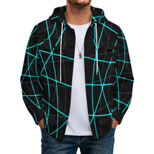 Cargar imagen en el visor de la galería, Chaqueta Camisa con Capucha Personalizable para Hombre
